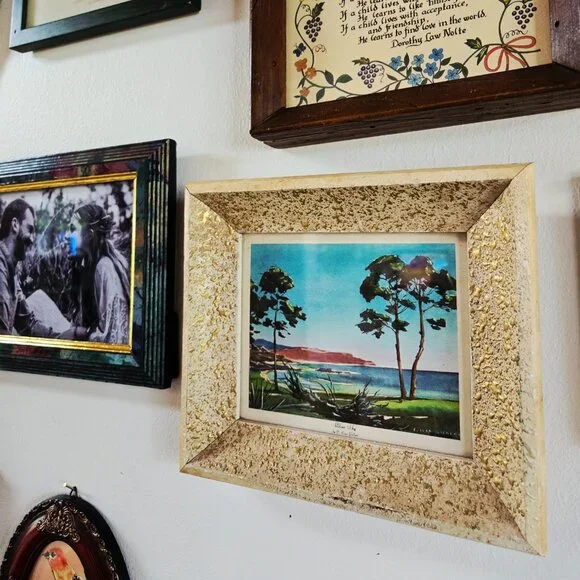 3/$35 🫶 Vintage Lithograph Print "Blue Sky" by C. Ivan Gilbert - Picture 5 of 6